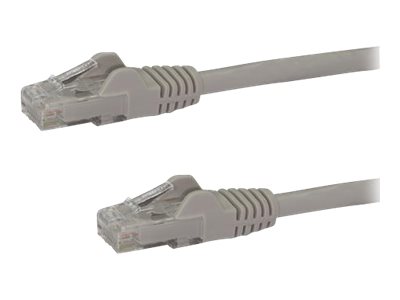 [N6PATC1MGR] StarTech.com 1m CAT6 Ethernet Cable, 10 Gigabit Snagless RJ45 650MHz 100W PoE Patch Cord, CAT 6 10GbE UTP Network Cable w/Strain Relief, Grey, Wiring is UL Certified/TIA - Category 6 - 24AWG (N6PATC1MGR)