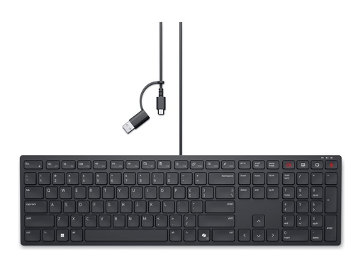 [KB525C-EN-EMEA] Dell Pro Silent Wired Collaboration Keyboard KB525C