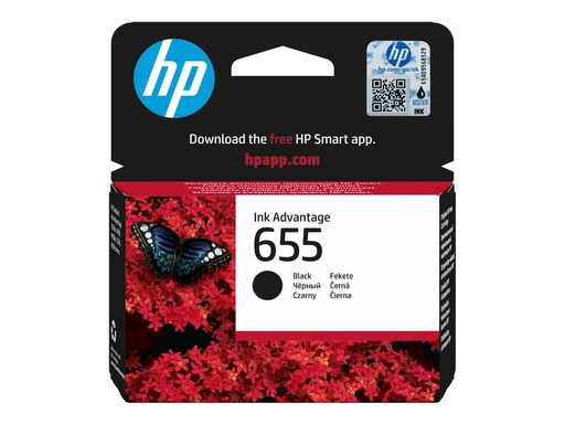 [CZ109AE#BHK] HP 655 - 14 ml - Schwarz - original - Ink Advantage