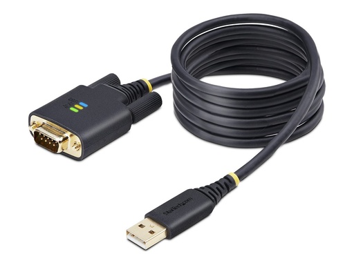 [1P6FFC-USB-SERIAL] StarTech.com 6.6ft (2m) USB to Serial Adapter Cable, COM Retention, RS232 - Kabel USB / seriell - USB (M)