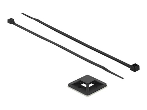 [18674] Delock Kabelbinderhalterung - Schwarz