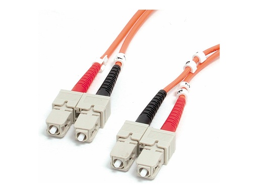 [FIBSCSC1] StarTech.com 1m SC/SC (UPC) OM1 Multimode Glasfaser Patchkabel, 10Gbps - Netzwerkkabel - SC multi-mode (M)