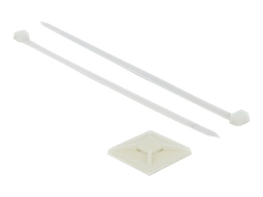 [18679] Delock Kabelbinderhalterung - weiß