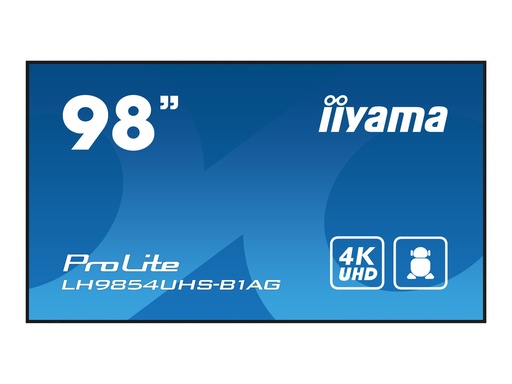 [LH9854UHS-B1AG] Iiyama LH9854UHS-B1AG - 249 cm (98") Diagonalklasse LH54 Series LCD-Display mit LED-Hintergrundbeleuchtung - interaktive Digital Signage - mit Integrierter SoC-Mediaplayer - 4K UHD (2160p)