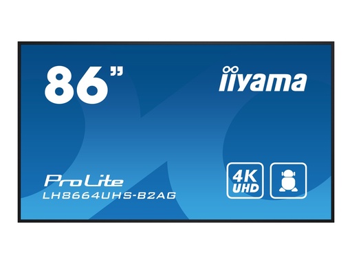 [LH8664UHS-B2AG] Iiyama ProLite LH8664UHS-B2AG - 218 cm (86") Diagonalklasse (217.4 cm (85.6")