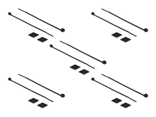 [18680] Delock Kabelbinderhalterung - Schwarz