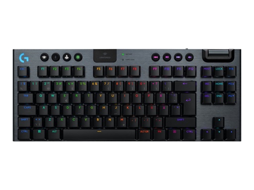 [920-012746] Logitech G G915 X - Tastatur - LIGHTSPEED - TKL - Hintergrundbeleuchtung - kabellos - Bluetooth 5.0, 2.4 GHz, USB - QWERTY - Nordisch (Dänisch/Finnisch/Norwegisch/Schwedisch)