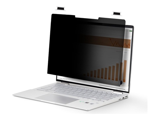 [135CT-PRIVACY-SCREEN] StarTech.com 13,5" 3:2 Laptop-Touch Blickschutzfilter, Flip-Over - Blickschutzfilter für Notebook - Klebestreifen, Schiebelaschen, Flexi-Scharniere - 34.3 cm (13.5")