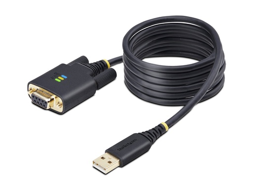 [1P6FFCN-USB-SERIAL] StarTech.com 6.6ft/2m USB to Null Modem Serial Adapter Cable, FTDI, RS232 - Kabel USB / seriell - USB (M)