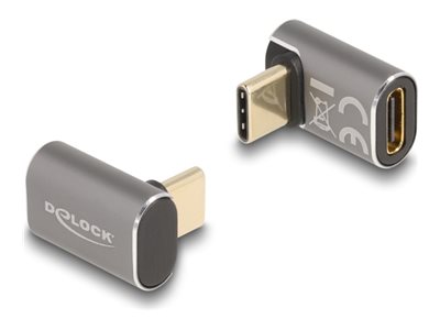 [60054] Delock USB-Adapter - 24 pin USB-C (M) gewinkelt zu 24 pin USB-C (W)