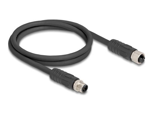 [80519] Delock Sensorverlängerungskabel - M12 (4-polig)