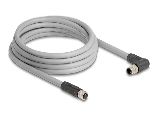 [80549] Delock Sensorkabel - M12 (5-polig) (M) rechtwinklig zu M12 (5-polig)