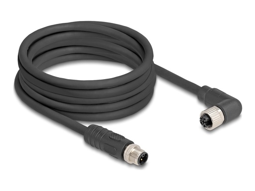 [80527] Delock Sensorkabel - M12 (4-polig) (M) gerade zu M12 (4-polig)