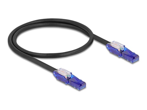 [80925] Delock Netzwerkkabel - RJ-45 (M) gewinkelt zu RJ-45 (M)