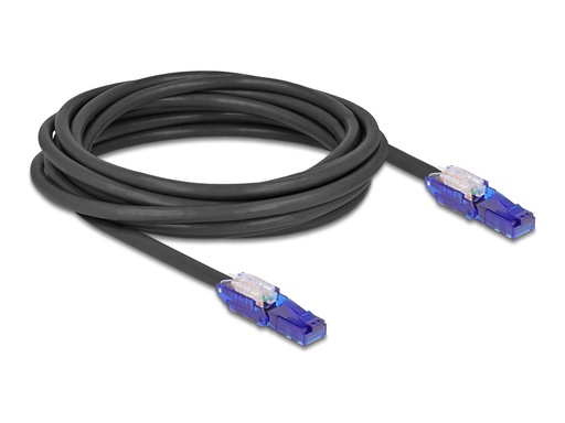 [80929] Delock Netzwerkkabel - RJ-45 (M) gewinkelt zu RJ-45 (M)