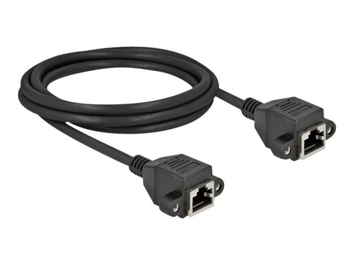 [87010] Delock Netzwerkkabel - RJ-45 (W) mit Muttern zu RJ-45 (W)
