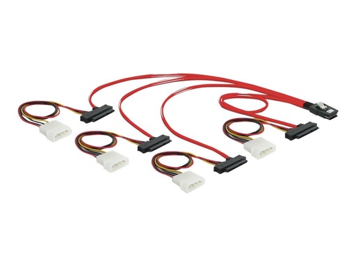[83059] Delock Internes SAS-Kabel - 4-Lane - 36 PIN 4iMini MultiLane (M)