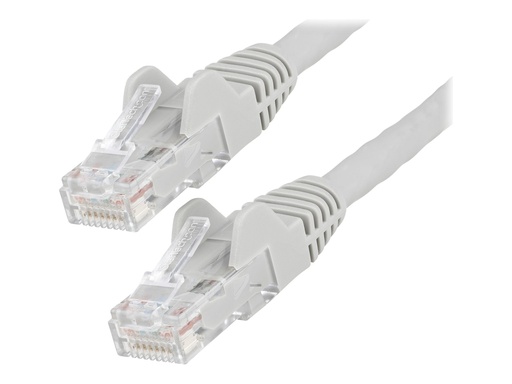 [N6LPATCH15MGR] StarTech.com 15m Netzwerkkabel CAT6 - LSZH(weniger Rauch, Halogenfrei) - 10Gbit 650MHz 100W POE RJ45 U/UTP LAN-Patch Kabel - Grau, ETL Zertifizierung, 24AWG, Installationskabel (N6LPATCH15MGR)