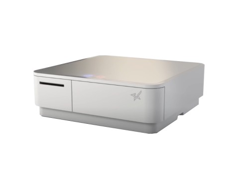 [39655890] Star Micronics Star mPOP USB-C Bluetooth weiß Kassenlade-Bondrucker-Kombination Frontöffnung - POS-Drucker - Farbig