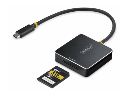[1B-USB-C-SDE-ADAPTER] StarTech.com USB-C SD Express Card Reader, USB 10Gbps, Portable Memory Card Reader, USB Type-C to Secure Digital 7.1 Adapter, Works with Any Operating System - Kartenleser (SDHC, SDXC)