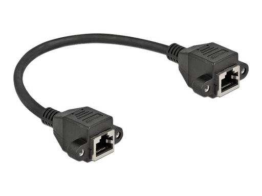 [87006] Delock Netzwerkkoppler - RJ-45 (W) schraubbar zu RJ-45 (W)