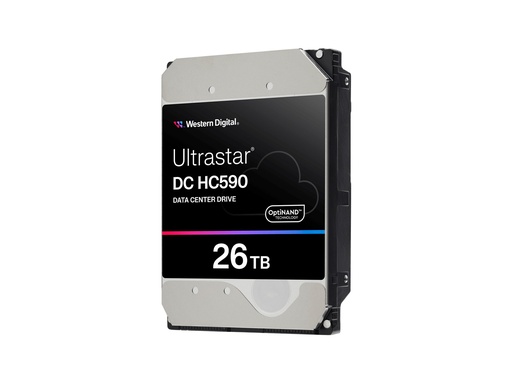 [0F59375] WD Ultrastar DC HC590 - Festplatte - Datencenter - verschlüsselt - 26 TB - intern - 3.5" (8.9 cm)