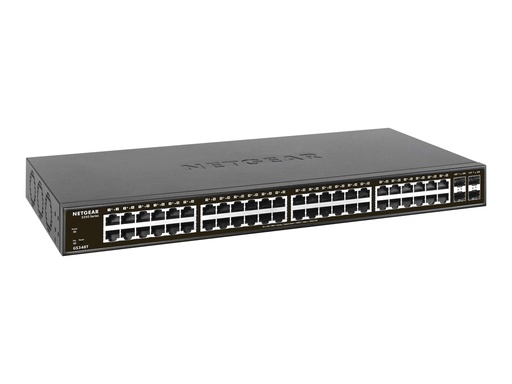 [GS348T-100EUS] Netgear Smart GS348T - Switch - Smart - 48 x 10/100/1000 + 4 x SFP
