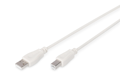 [AK-300105-018-E] DIGITUS USB-A  USB-B Anschlusskabel, 1,8m