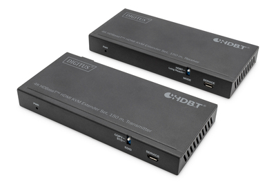 [DS-55526] DIGITUS 4K HDBaseT 2.0 HDMI KVM Extender Set, 150 m
