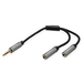 [DB-510310-002-S] DIGITUS Audio-Splitter - mini-phone stereo 3.5 mm männlich zu mini-phone stereo 3.5 mm weiblich