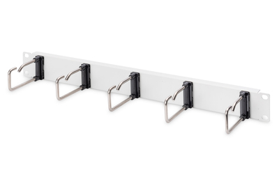 [DN-97666] DIGITUS Kabelrangierpanel mit Stahlbügeln für 482,6 mm (19")-Schränke, 1HE