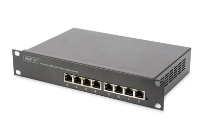[DN-95331] DIGITUS 10" Gigabit 8-Port L2+ Managed PoE+ Switch