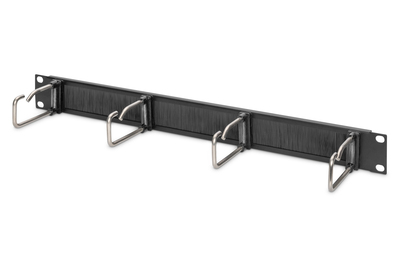 [DN-97669] DIGITUS Kabelrangierpanel mit Stahlbügeln und Bürstenleiste für 482,6 mm (19")-Schränke, 1HE