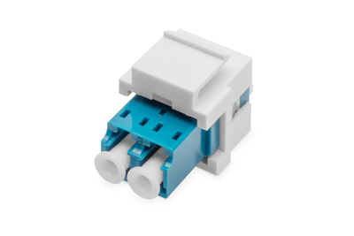 [DN-96007-1-K] DIGITUS LWL-LC/LC-Duplex-Kupplung, Singlemode, Keystone-Modul