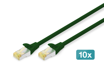 [DK-1644-A-005-G-10] DIGITUS CAT 6A S/FTP Patchkabel, 10 Stück
