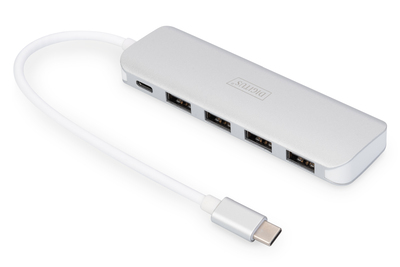 [DA-70242-1] DIGITUS USB Typ-C 4-Port Hub (USB 3.0) + PD