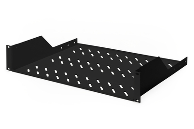 [DN-19 TRAY-2-SW] DIGITUS Fachboden zum Festeinbau in 483 mm (19")-Schränke