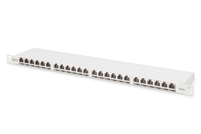 [DN-91624S-SL-EA-G] DIGITUS CAT 6A, Klasse EA High Density Patch Panel, geschirmt