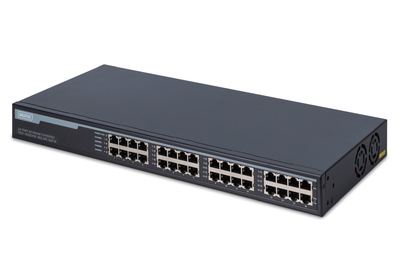 [DN-95116] DIGITUS 16-Port 10G Ethernet PoE+ Injektor, 802.3at, 250 W