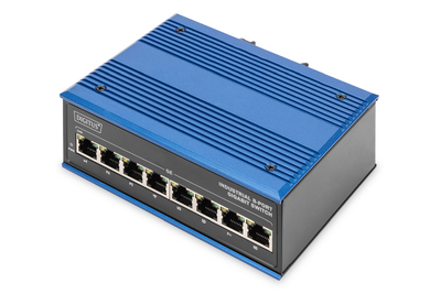 [DN-651119] DIGITUS 8 Port Gigabit Ethernet Netzwerk Switch, Industrial, Unmanaged