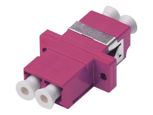 [DN-96019-1] DIGITUS LC / LC Duplex Coupler, OM4,  Farbe violett