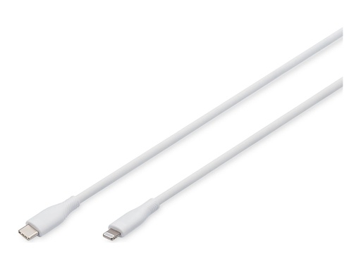 [AK-600110-020-W] DIGITUS ASSMANN - Lightning-Kabel - 24 pin USB-C männlich zu Lightning männlich