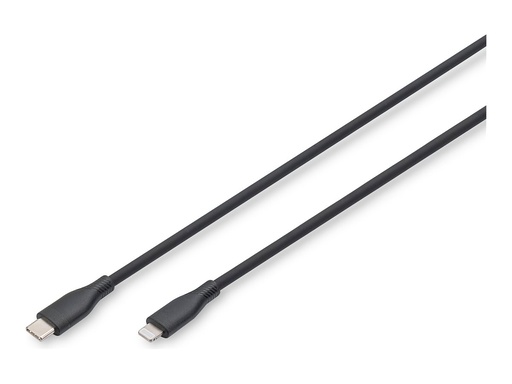 [AK-600110-020-S] DIGITUS ASSMANN - Lightning-Kabel - 24 pin USB-C männlich zu Lightning männlich