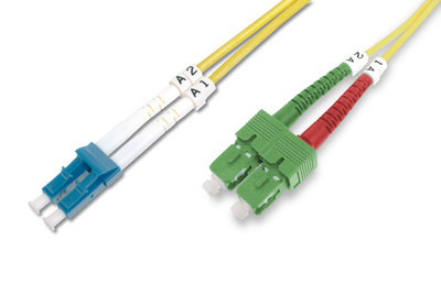 [DK-292SCA3LC-01] DIGITUS Fiber Optic Singlemode Patchkabel SC ( APC ) zu LC ( PC )