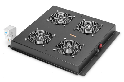 [DN-19 FAN-4-B-N] DIGITUS Dachlüftereinheit für Unique & Unique Light Netzwerkschränke und Unique Server-N Serverschränke