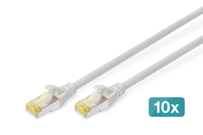 [DK-1644-A-0025-10] DIGITUS CAT 6A S/FTP Patchkabel, 10 Stück