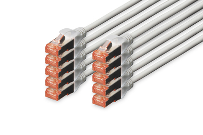 [DK-1644-005-10] DIGITUS CAT 6 S/FTP Patchkabel, 10 Stück