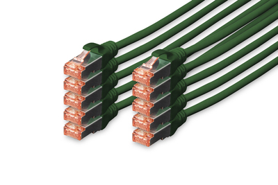 [DK-1644-020-G-10] DIGITUS CAT 6 S/FTP Patchkabel, 10 Stück