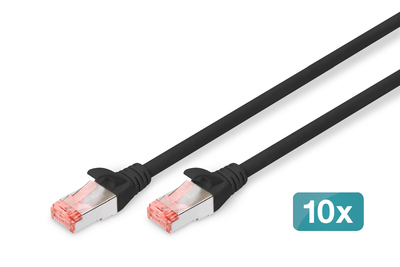[DK-1644-020-BL-10] DIGITUS CAT 6 S/FTP Patchkabel, 10 Stück