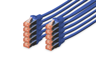 [DK-1644-030-B-10] DIGITUS CAT 6 S/FTP Patchkabel, 10 Stück